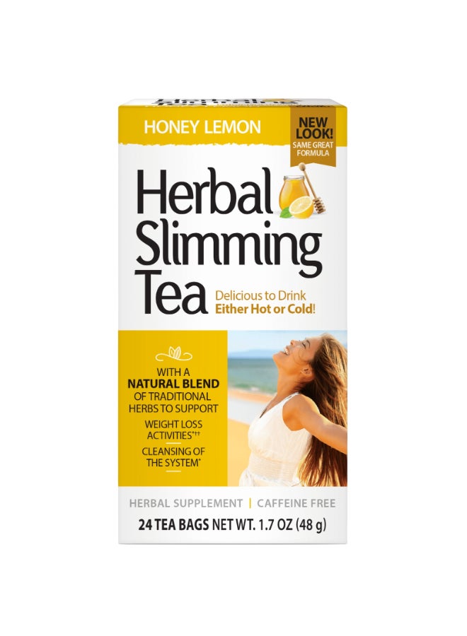 21st Century Herbal Slimming Honeylemon Tea 24 Tea Bags - Image 1